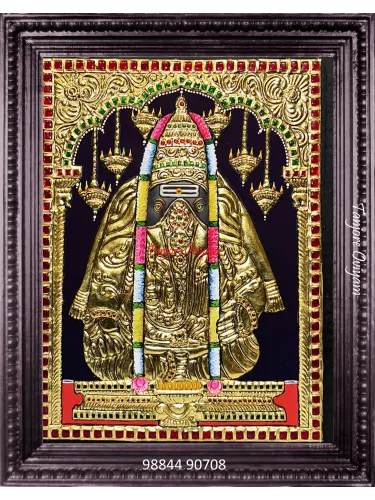 Authentic Pillayarpatti Karpaga Vinayagar Painting